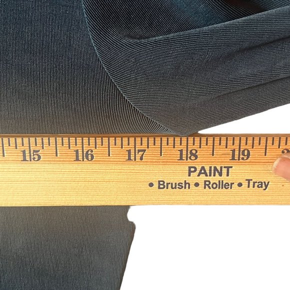 BCBG MaxAzria Plunge V-Neck Maxi Dress Jersey Stretch Solid Blue Size Large L - Picture 12 of 12